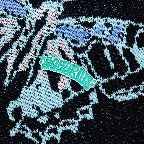 Aquarius Zodiac Sign Graphic Hoodie + Accessories - Picture 16 of 16